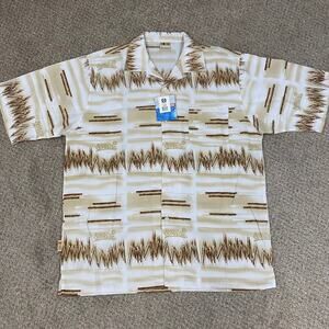 Y2K Southpole Mens Button Down Shirt Sz XL Baggy Summer Hip Hop Vacation